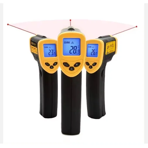 Industrial Object & Kitchen Foods Infrared Thermometer Gun Digital Temperature Measuring Inspection for Kitchen Use Made Plastic