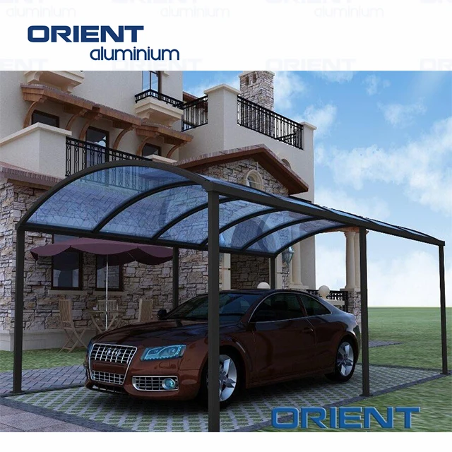 Nice Quality Strong Free Standing Car Parking Shed Outdoor Waterproof Small Size Single Roof Carport