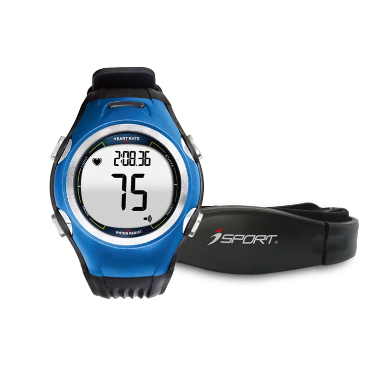 High Quality 5.3K ANT Wireless Compatible Transmission Heart Rate Monitor Chest Straps Chronograph Watch Set