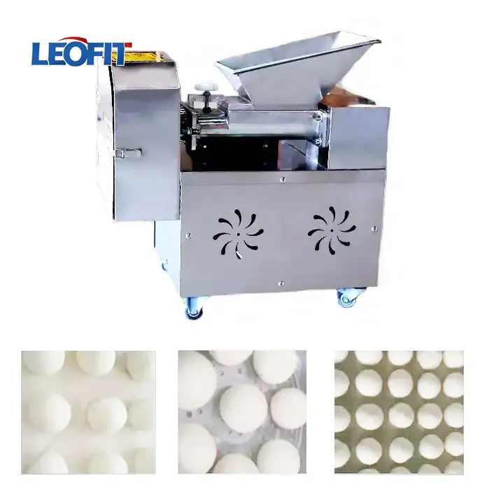 Stainless Steel Dough Divider Rounder Pizza Bread Cutter Ball Mashed Potato/Cassava Flour/Rice Ball Fillings Dividing Machine