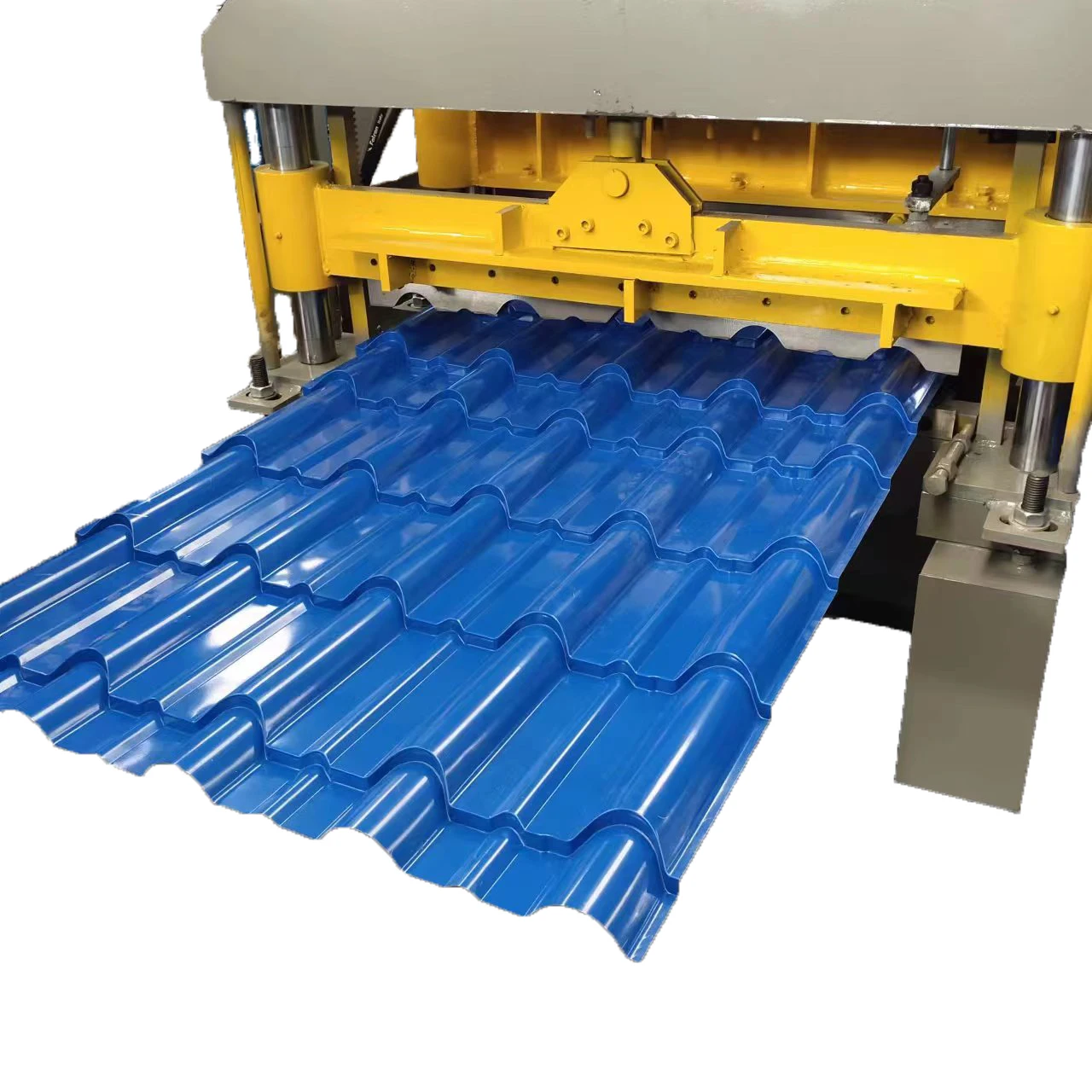 Fabricar Zinc Que Presiona Para El Panel De Techo Teja Hydraulic De Alta Velocidad Que Forma El Rodillo