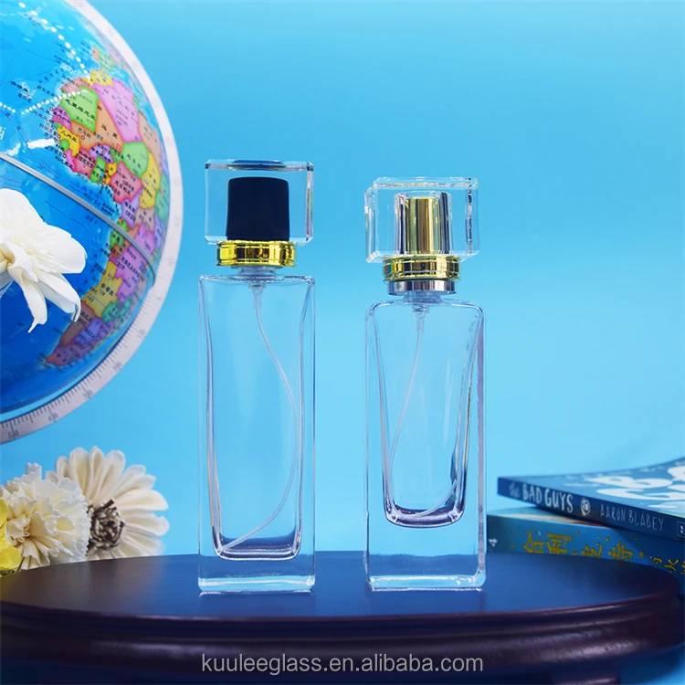 Design High End Luxe Kids Classy Eco Friendly Crystal Bouteille De Parfum 45ml 55ml Mist Spray Empty Glass Perfume Bottle