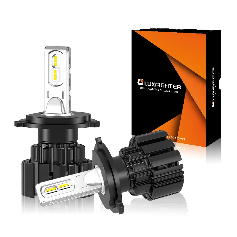 LUXFIGHTER P9 Led Headlight Automotive H4 Led Light Buld Car High Power Led Projector Headlight