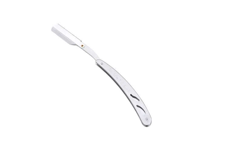 High quality professional private label  straight  Vintage stainless steel barber folding mens shaving razor