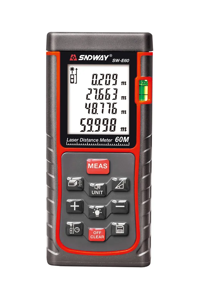 SNDWAY SW-E40 Multifunction Household 40m rangefinder Portable Laser Distance Meter Detector
