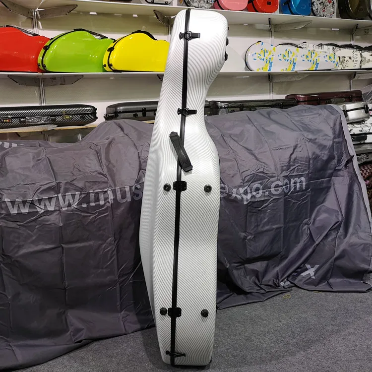
Lightweight cello case 4/4 carbon fiber hard case cello good pressure resistance and security case CC-01 