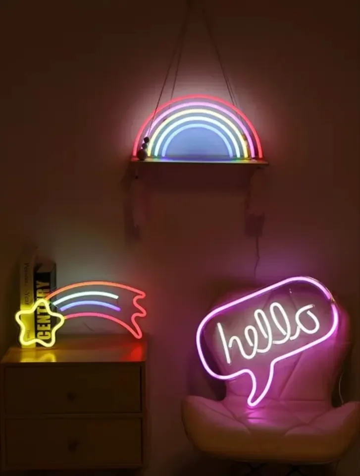 3d Led Neon Strip Light 12v Led Neon Sign Custom Factory Store Advertising Signage