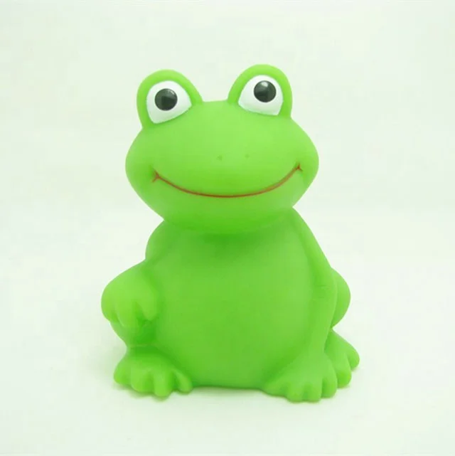 High Quality Colorful Baby Plastic Frog Animal Baby Soap Bubble Bath Toys