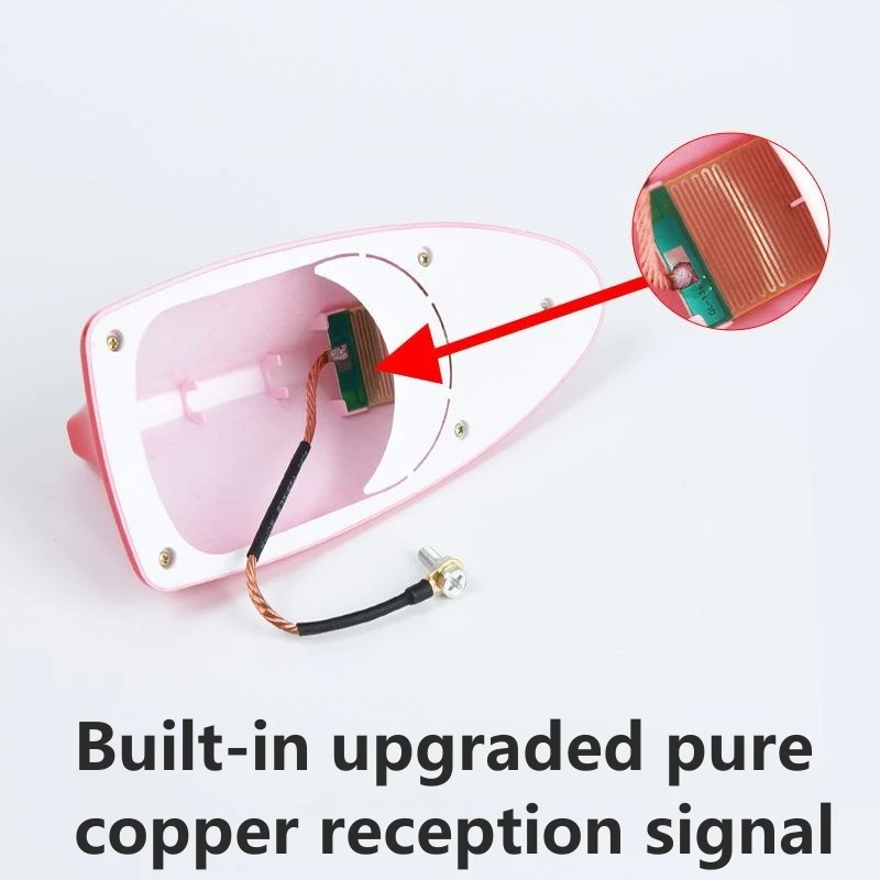 Decorative Top Mounted Base Roof Radio Am/fm Universal Car Shark Fin Antenna