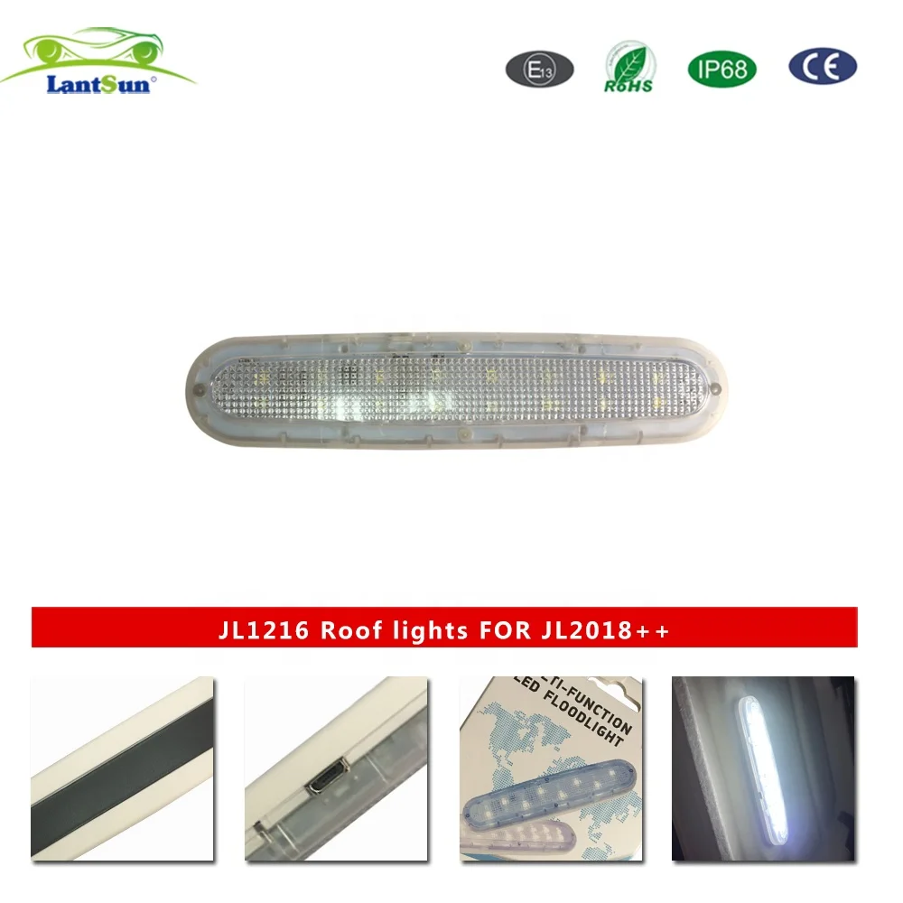 stickable multi-function blue/white led lighting stickers ABS car accessories