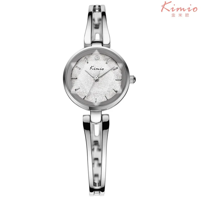 KIMIO K6033S новый дизайн розовое золото женские кварцевые часы Лидер продаж стальной ремешок водонепроницаемый браслет простой поставщик часов
