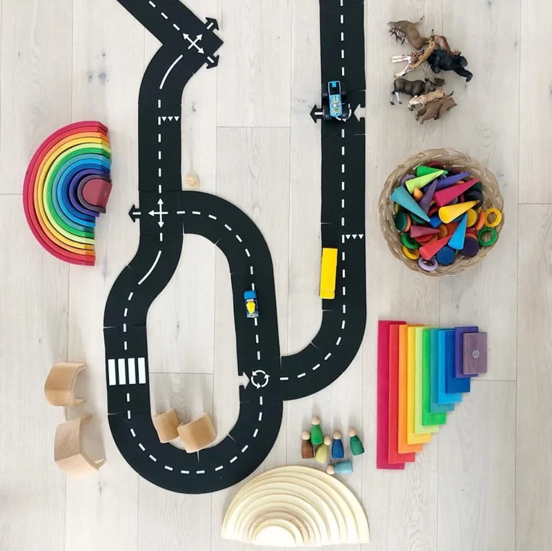 Детская скоростная волна из мягкого пластика гибкий ПВХ сращивающийся автомобиль гоночный трек головоломка игрушка