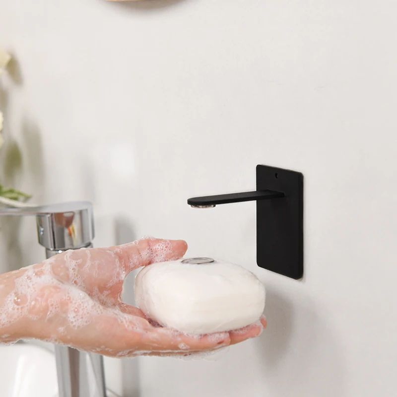 Customized 2 Pack Steel Soap Holder Modern Wall Mounted Drain Magnetic Soap Holder