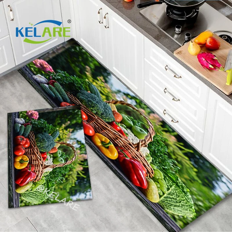 Customized New Brand Washable Floor Carpet Anti Fatigue Kitchen Mat Kitchen Rugs
