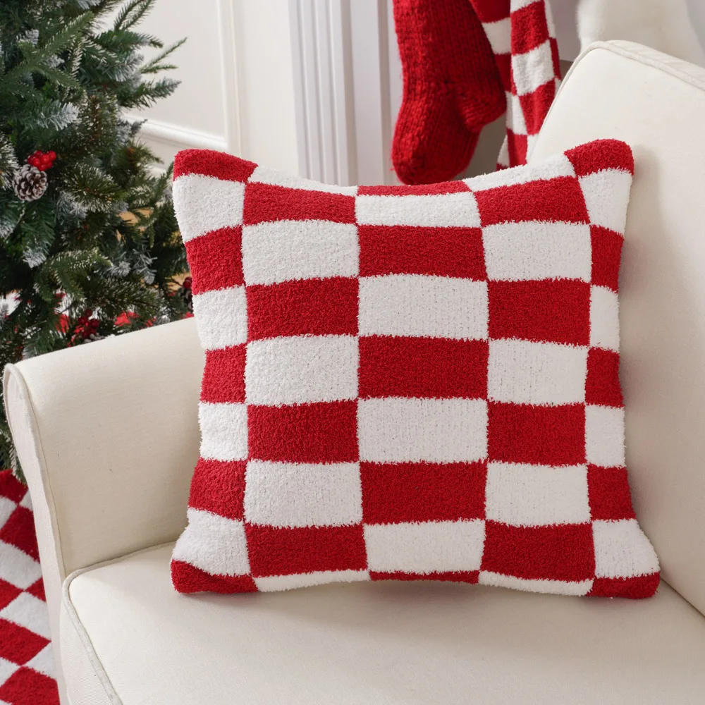 Home Knitted Throw Blankets Microfiber Feather Yarn Plush Soft Warm Throw Blanket Cozy Fluffy Blanket for Couch Bed Sofa