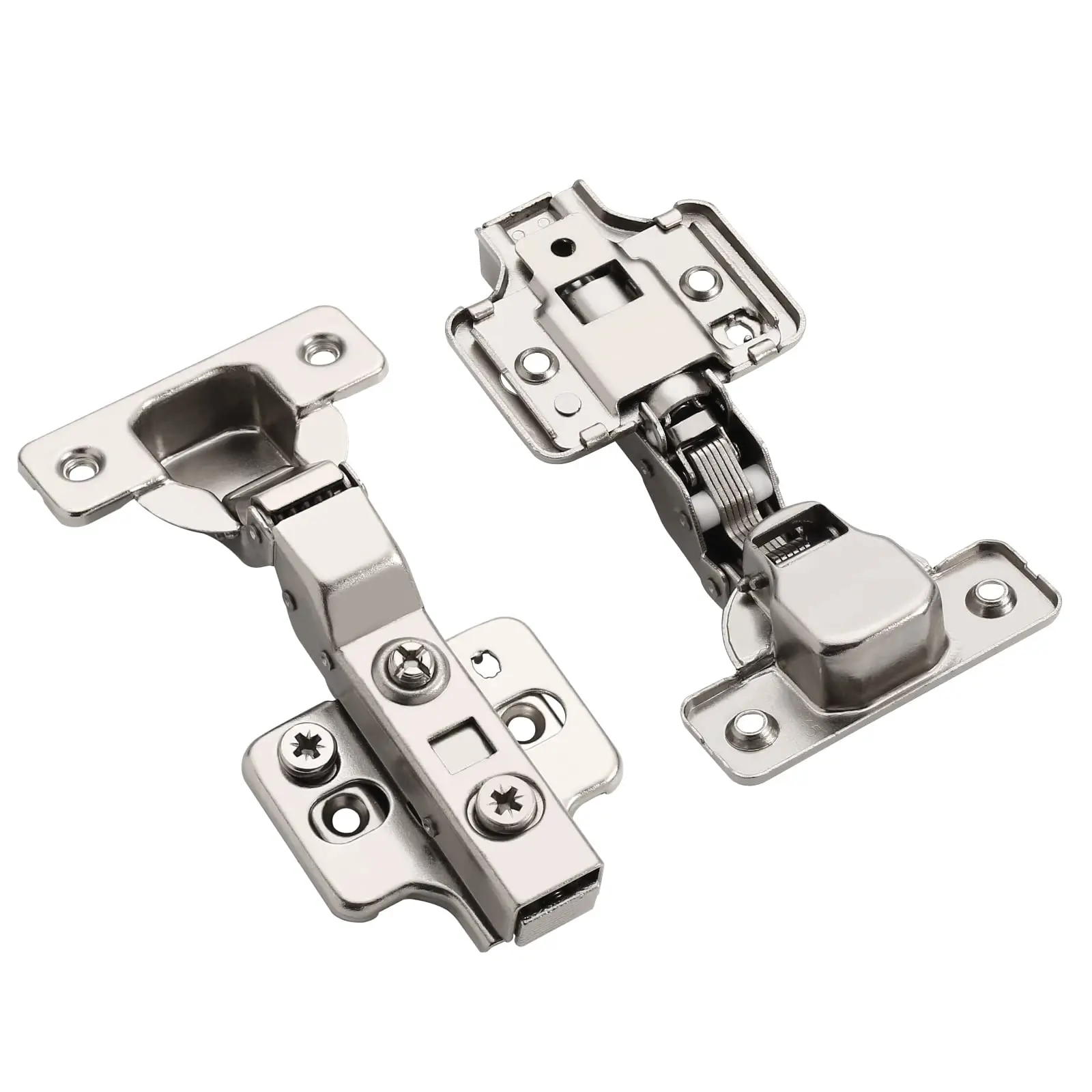 Satinlseel Steel Kitchen Full Overlay Soft Close Cabinet Door Hinges Adjustable Frameless Concealed Hinge