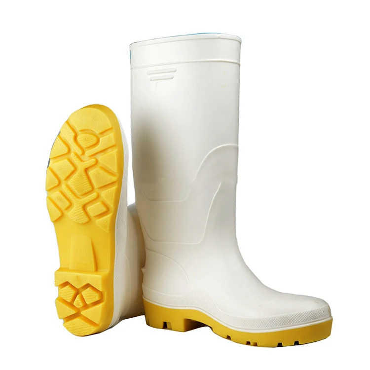 china cheap factory safety gumboots men wellington rain boots worker shoes steel toe steel sole waterproof boots