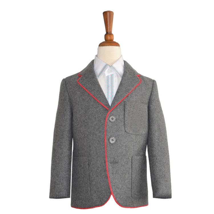 
School Uniform for Children Schoolwear boys formal suits binding tape School Uniform 