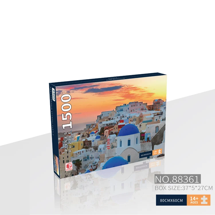 Game toys 1500 pieces of custom printed National Geographic puzzles wholesale