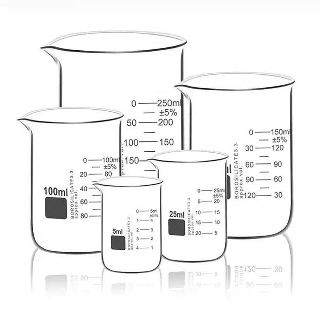 Chemistry Laboratory Special Scale Vessel Laboratory Beaker Glassware