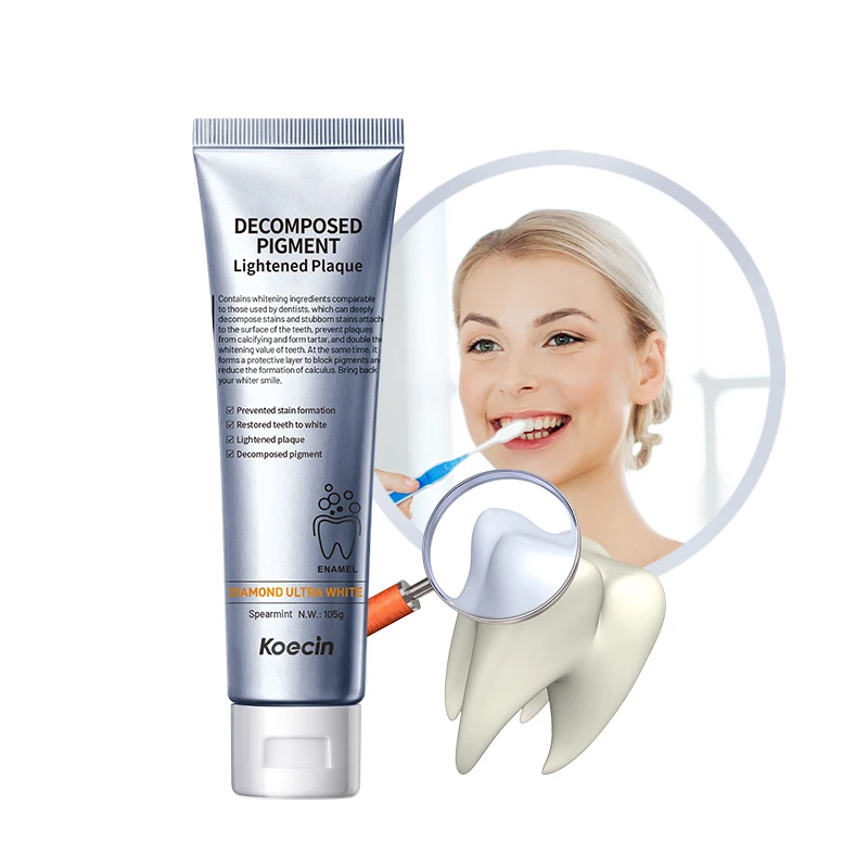 wholesale 105g Home Use New dental care product teeth whitening toothpaste extra fresh flavored mint toothpaste