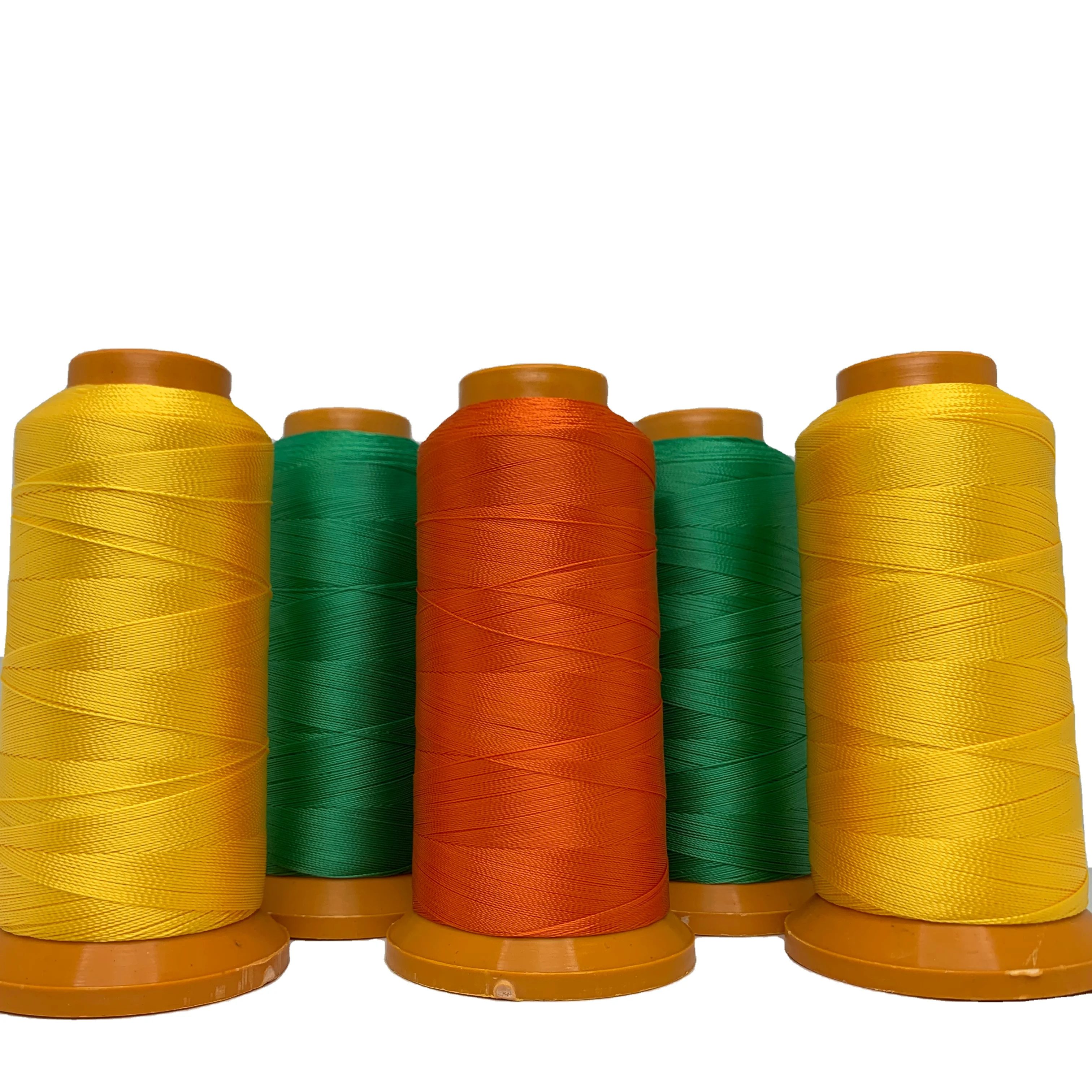 High Tenacity Wholesale 280D/3 Tex 90 Tkt 30 100g 900m 100% Nylon Sewing Thread for Leather Shoes Sofa Bags