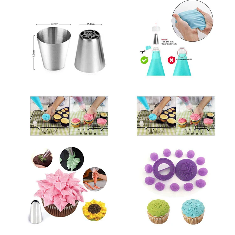 Cake Decorating Supplies Kit for Beginners 137 pcs Cake Decorating Kit  Baking Tools And Accessories