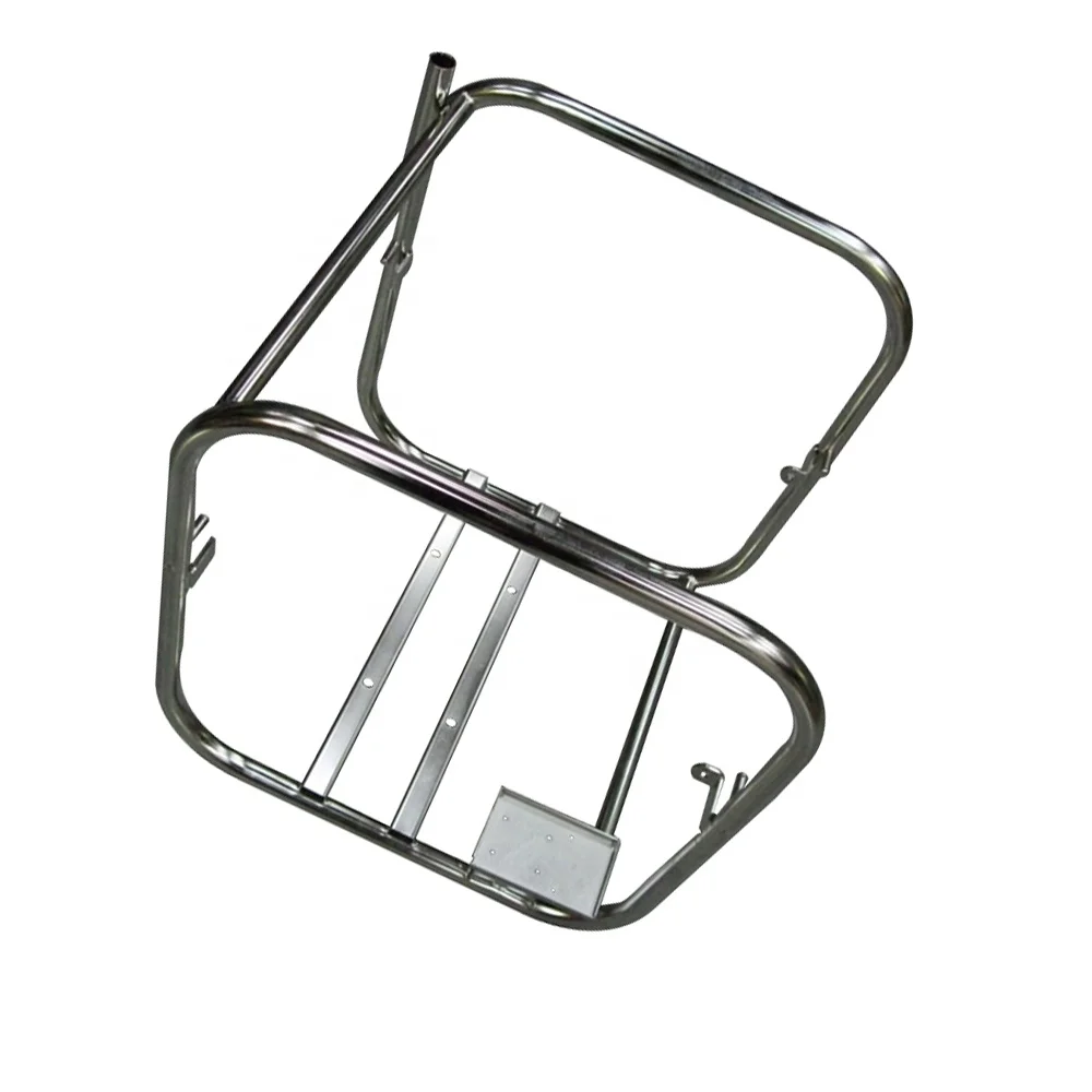 Customized High Quality Bending Welding Polished Stainless Steel Cart Trolley Frame
