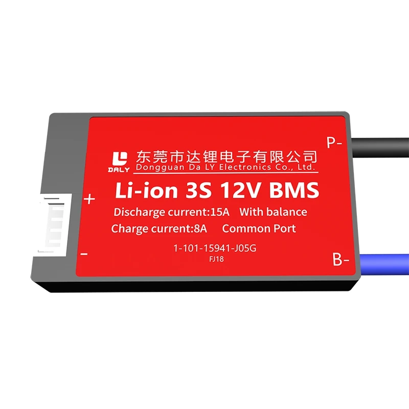 Уличный фонарь Daly на солнечной энергии NMC BMS li-ion 3S 12 В 15 А система управления батареями солнечных