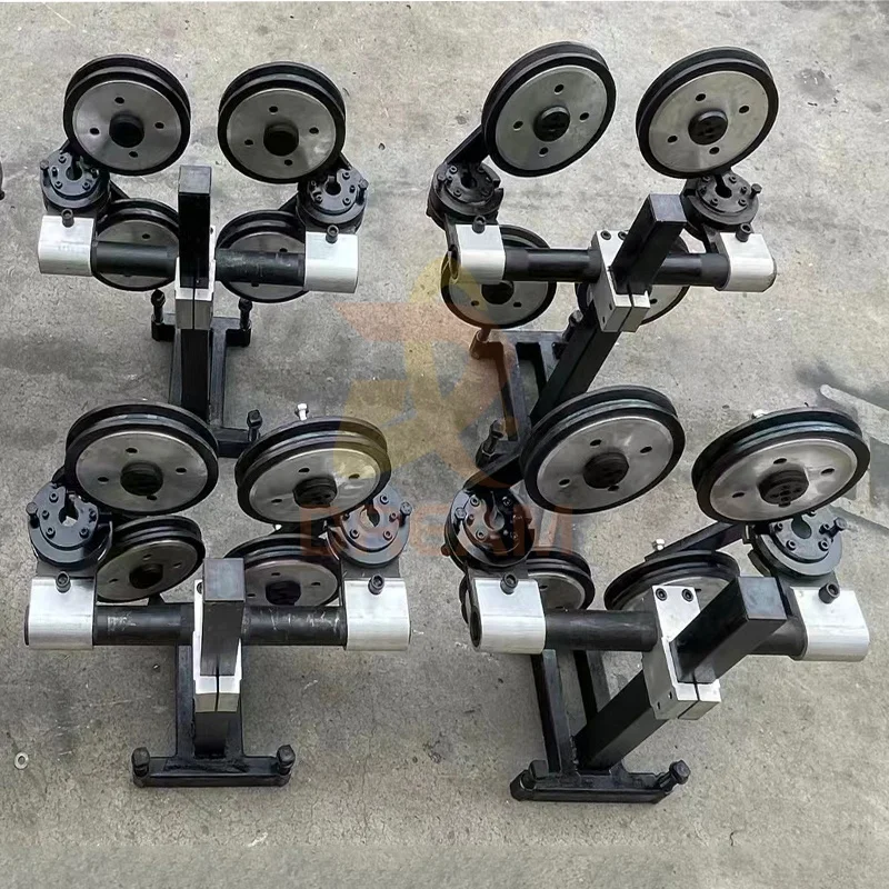Diamond wire saw rock cutting wire saw machine pulley