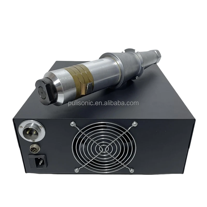 Amplitude Adjustable Ultrasonic Generator Piezoelectric Converter Sensor 15Khz For Ultrasonic Welding Machine