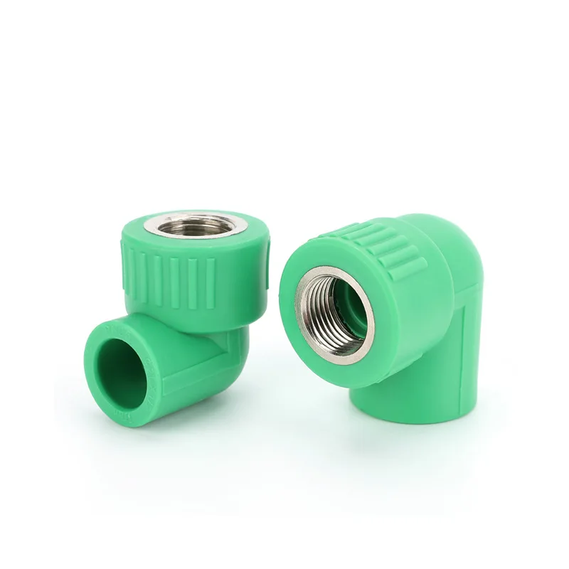 PPR Green Outer Wire Elbow Home Decoration Boutique Tap Water Pipe Thread Plumbing