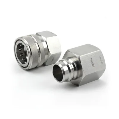 swagelok type stainless steel or brass  high pressure Single-end and double-e  quick connect tube fittings