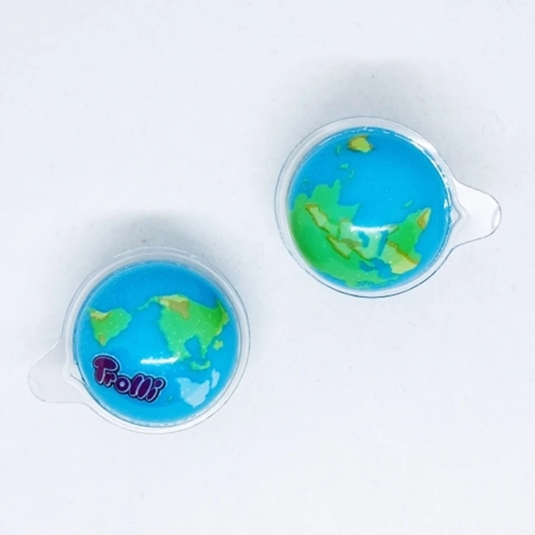 Взрывающиеся конфеты с изображением планеты, земли, желе