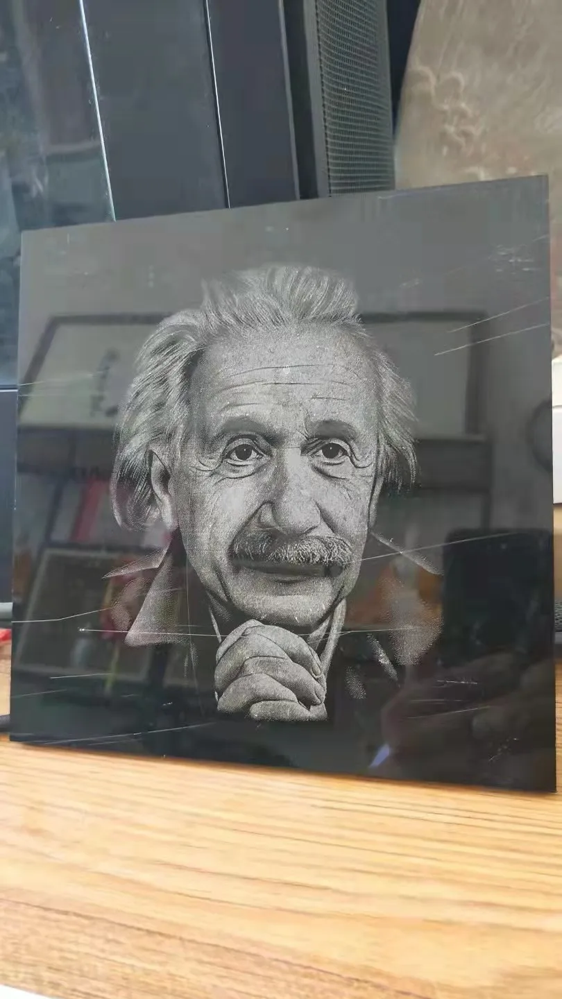 Лазерный гравировальный станок ударного действия Молли для изготовления надгробий и портретного текста специально разработанный