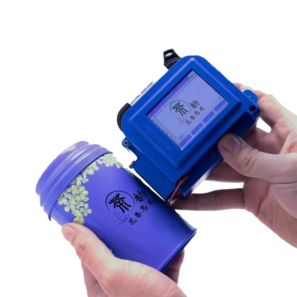 Wholesale Mini Handheld Inkjet Printer Expire Date Stamp Coding Machine Screen Printer Single Color Fast Dry Ink