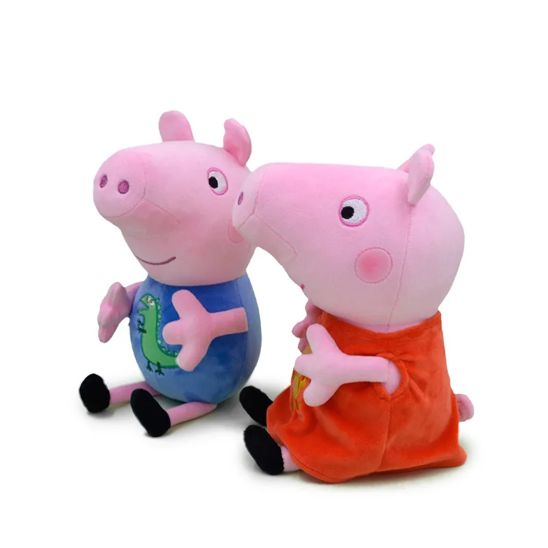 
Peppa Pig Plush Toy Peppa Doll A Family of Four PeppaPig New George Peppa Doll 