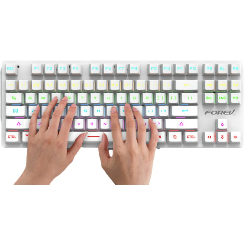 
Portable Office Game Keyboard BT Wireless Gaming Keyboard 