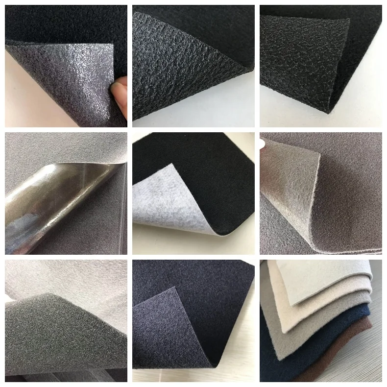 Wholesale price car upholstery material needle punched nonwoven thermal bond felt fleece recycled for car upholstery