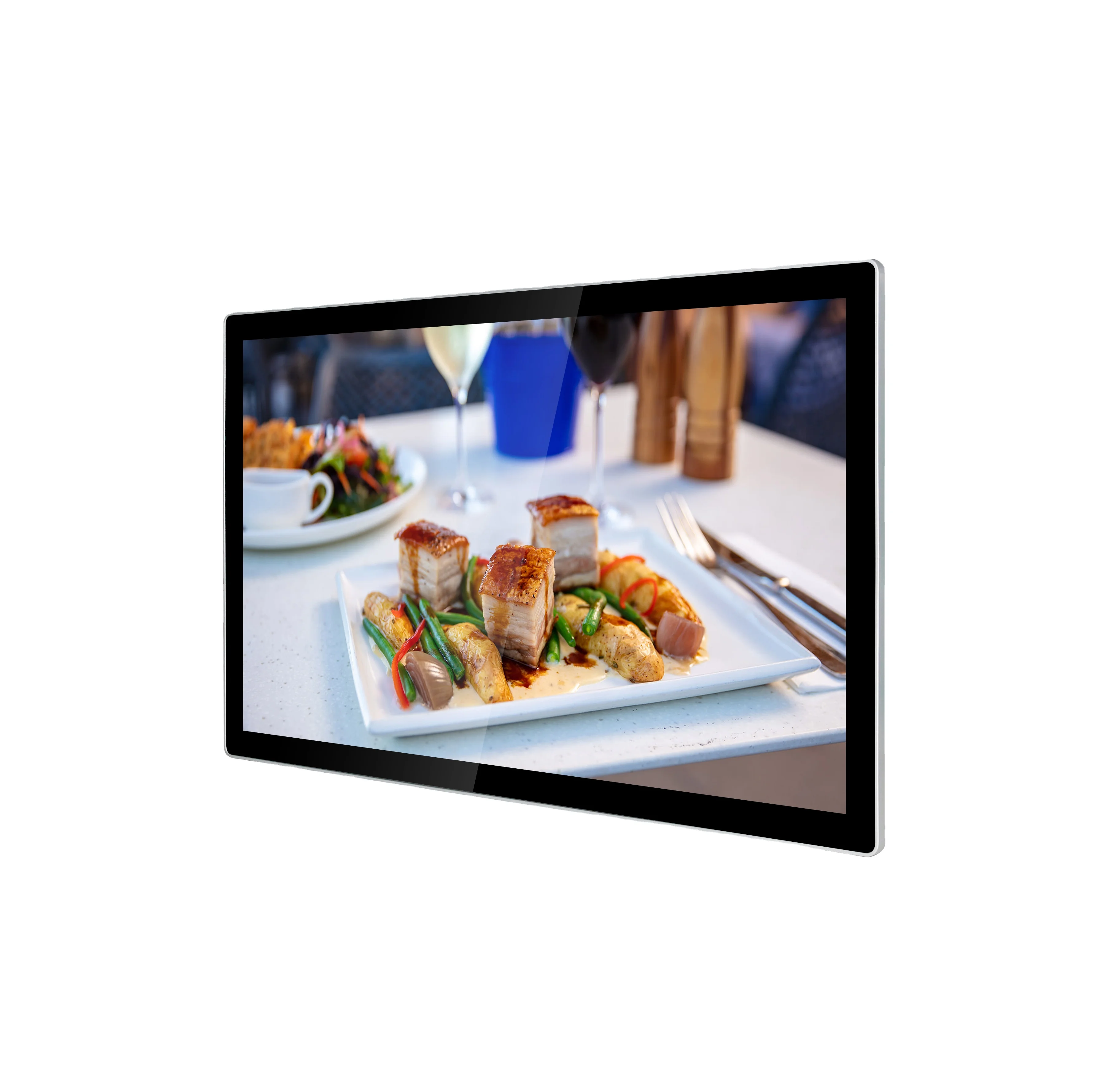 55 inch Android system wall mounted touch monitor lcd digital display for advertising
