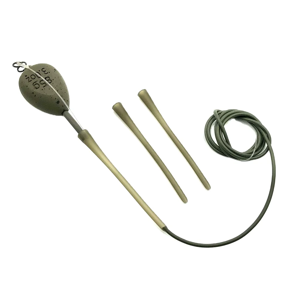 Carp Fishing Accessories PVA Solid Bag Tail Rubber For Lead System Of Rigs In line Leads Set Of PVA bags
