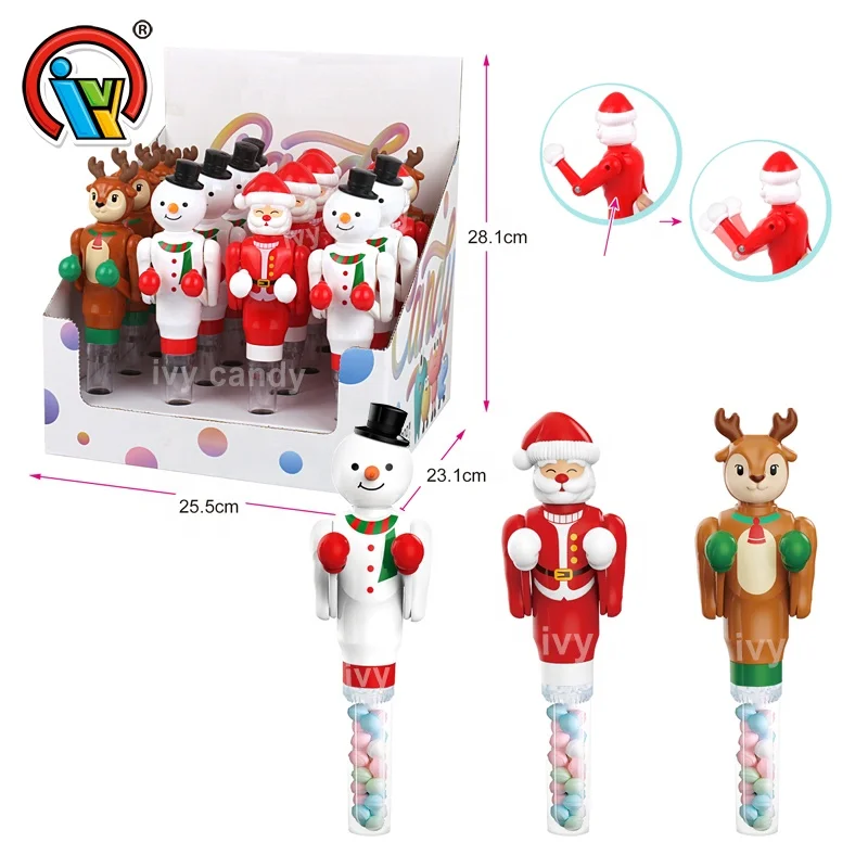 Christmas boxer kid toy candy factory