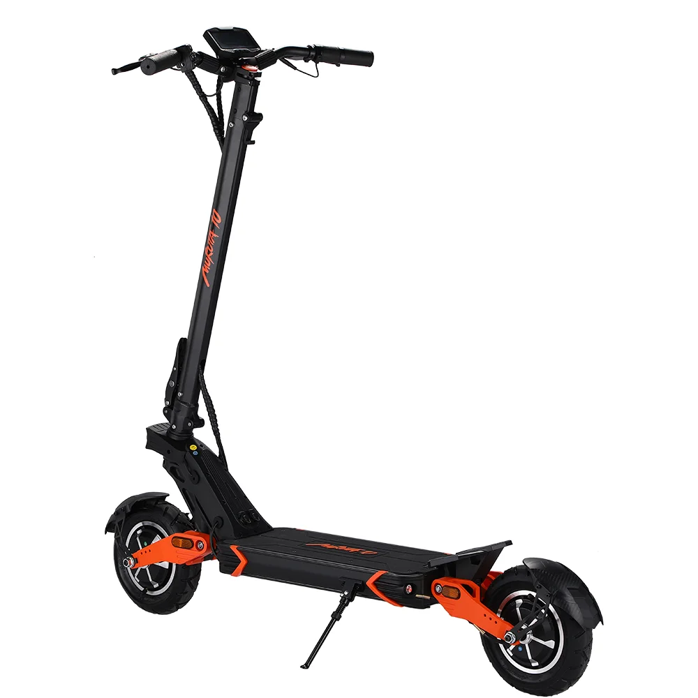 10 Inch Tire 1000W Rear Motor 52V 18.2AH Lithium Battery Long Range Adults Electric Step Scooter