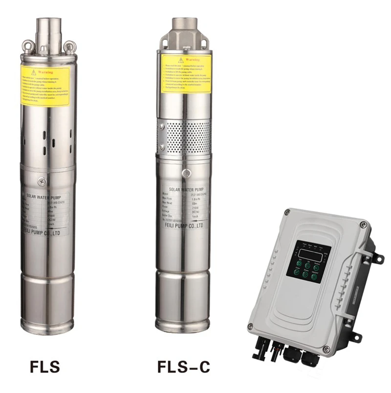 2Hp Solar water pump for deep well solar energy pumping system kits Good Prices DC Agriculture Solar Submersible Water Pumps