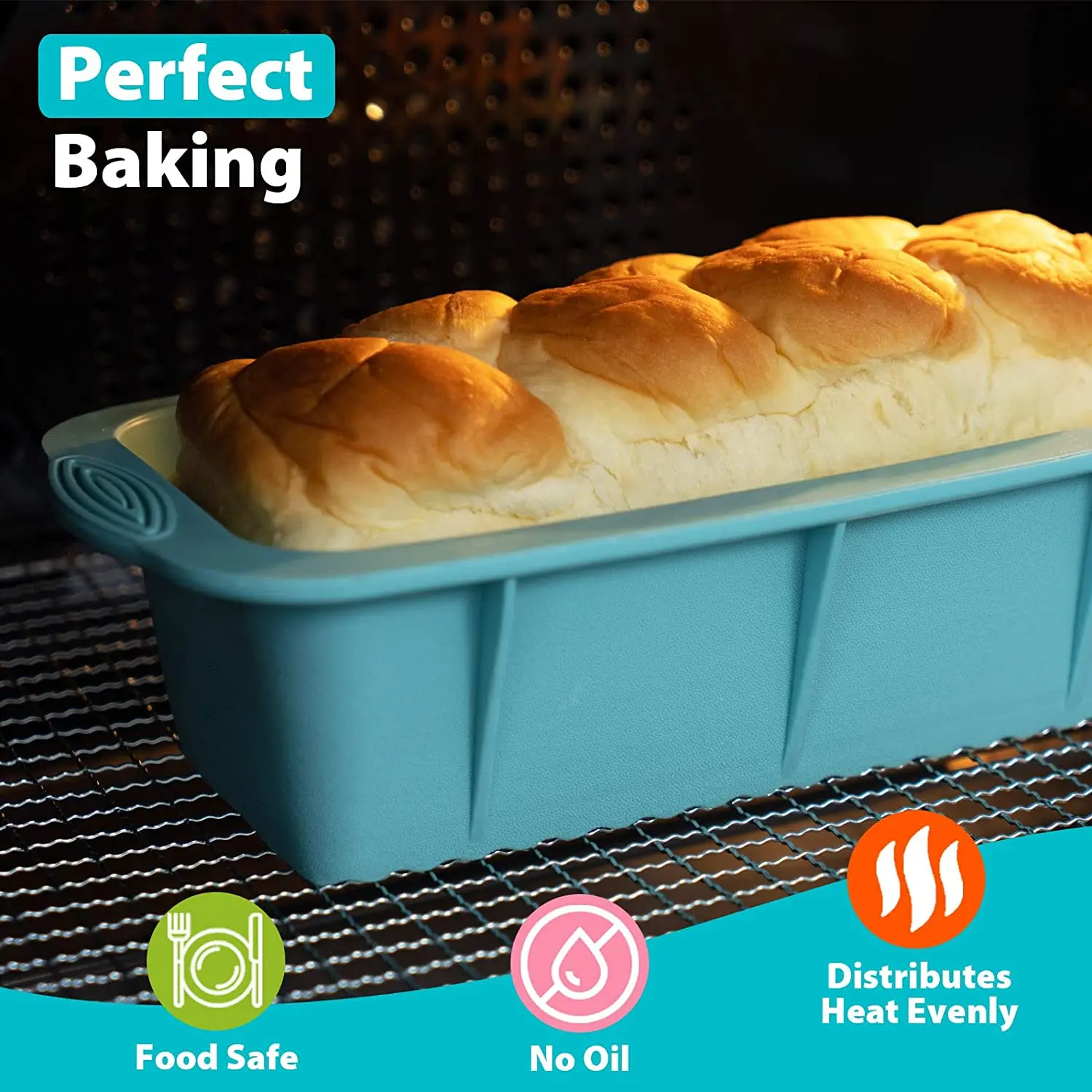 Rectangle Loaf Toast Silicone Pastry Bread Baking Mold