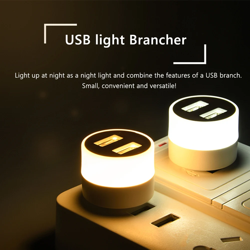 Eye Protection Reading Light Plug In Night Light Mini Portable USB Led Lamp For Power Bank PC Laptop Notebook