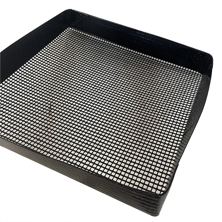 High-temperature  Grilling Mats for Barbecue,Crispy Basket, Meat Vegetable Grill Mesh BBQ Grill Mesh Tray for Grilling&Baking,