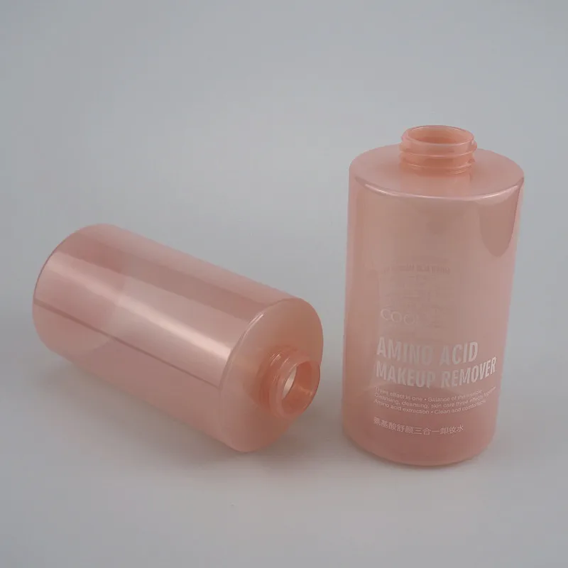 500ML empty plastic cylinder nail polish bottle