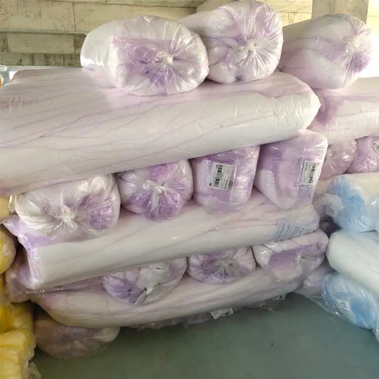 Supplier Polyester Wadding, Sintepon China with Cheap Price Polyester Silk-like Wadding Nonwoven 100% Polyester White /black