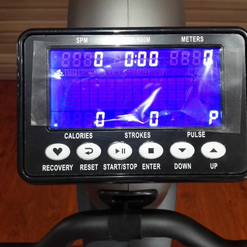 LZX-H1 body exercise air rower machine rowing machine with monitor